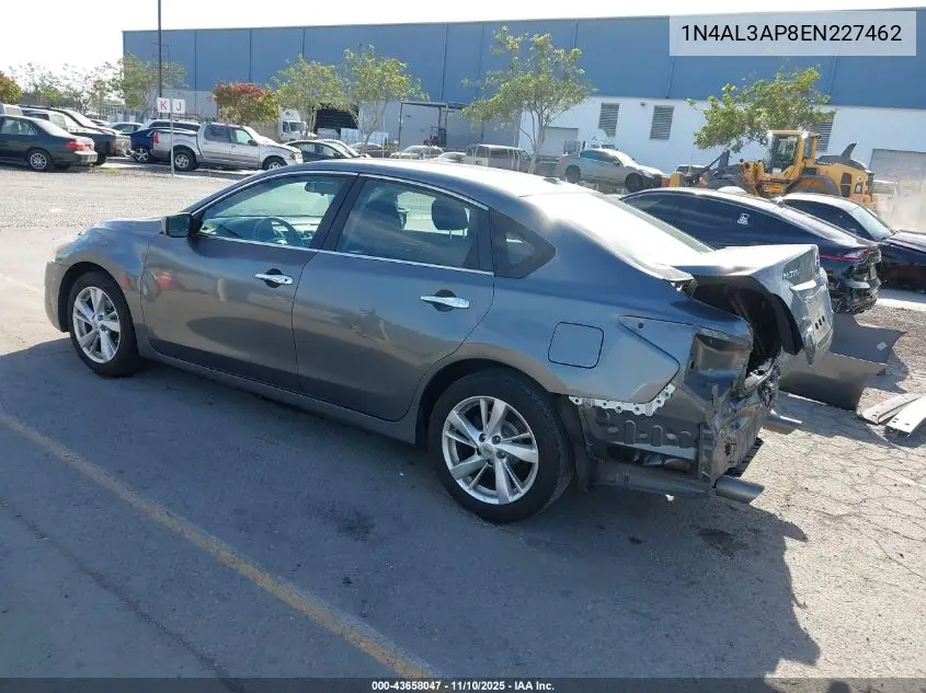 1N4AL3AP8EN227462 2014 Nissan Altima 2.5 Sv
