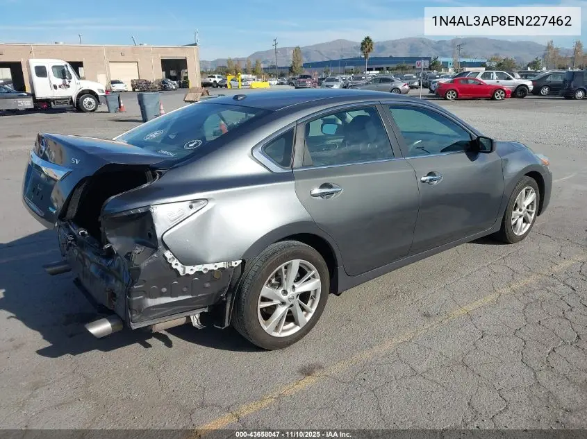 1N4AL3AP8EN227462 2014 Nissan Altima 2.5 Sv