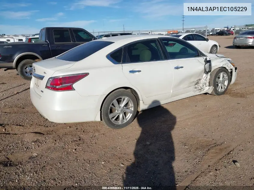 1N4AL3AP1EC105229 2014 Nissan Altima 2.5 Sl