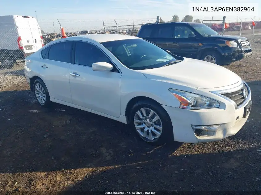 1N4AL3AP6EN382964 2014 Nissan Altima 2.5/2.5 S/2.5 Sl/2.5 Sv