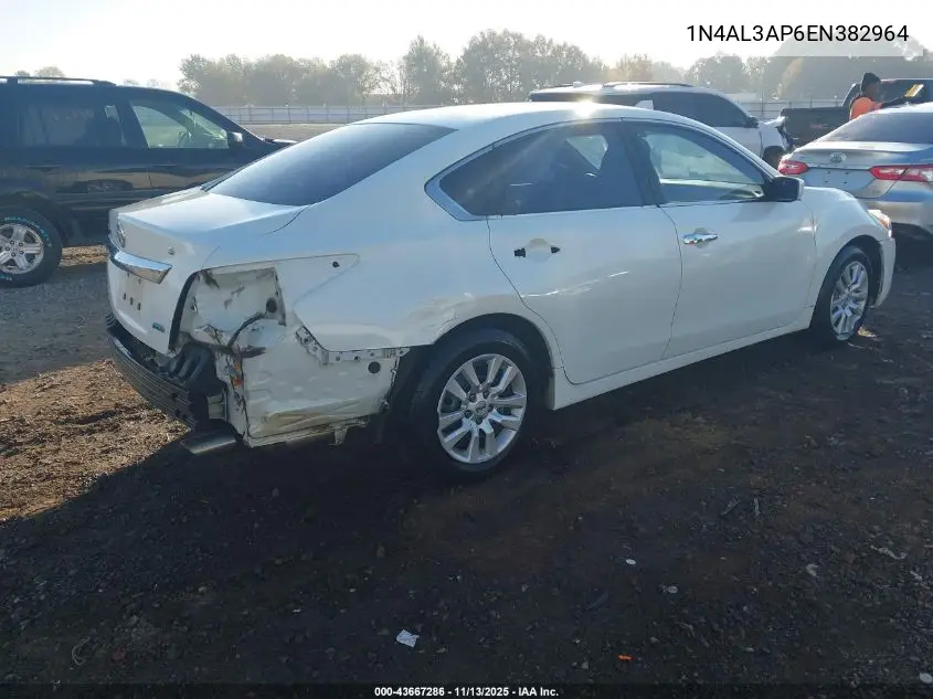 1N4AL3AP6EN382964 2014 Nissan Altima 2.5/2.5 S/2.5 Sl/2.5 Sv