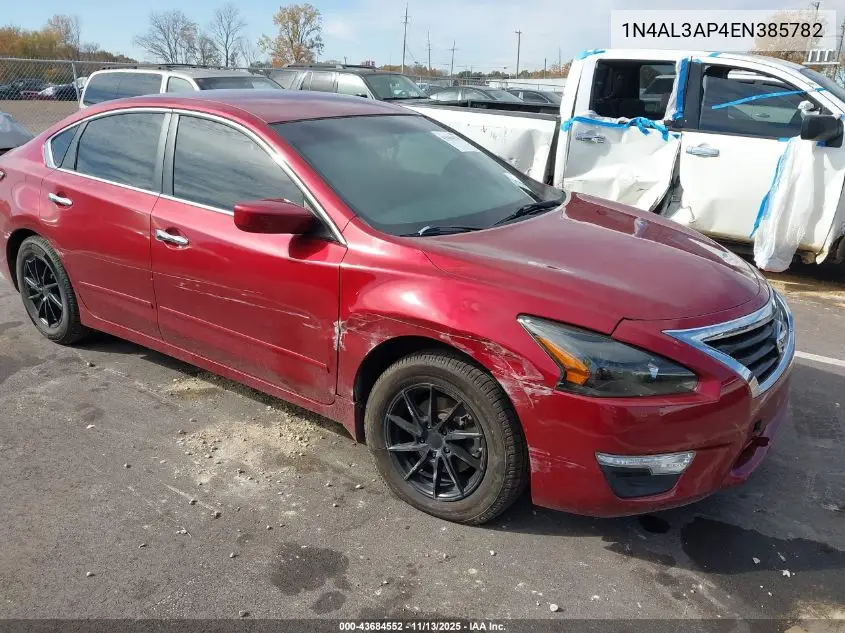 1N4AL3AP4EN385782 2014 Nissan Altima 2.5 S