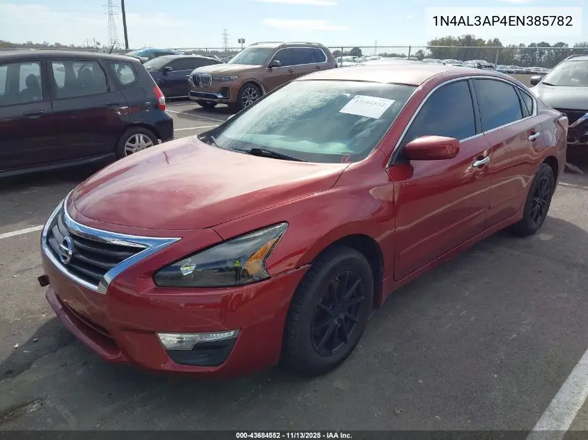 1N4AL3AP4EN385782 2014 Nissan Altima 2.5 S