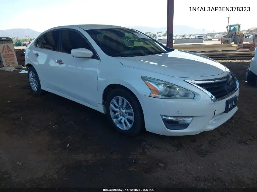 1N4AL3AP3EN378323 2014 Nissan Altima 2.5/2.5 S/2.5 Sl/2.5 Sv