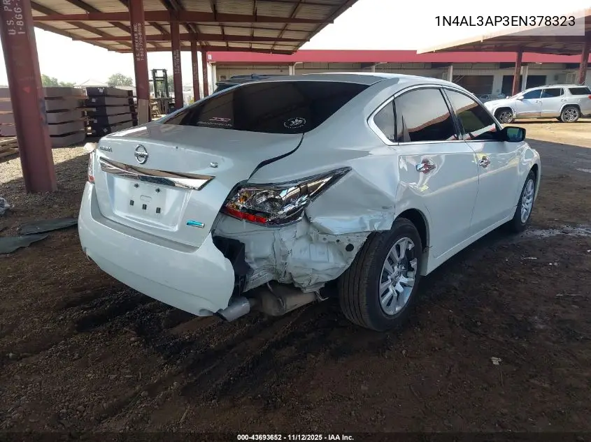 1N4AL3AP3EN378323 2014 Nissan Altima 2.5/2.5 S/2.5 Sl/2.5 Sv