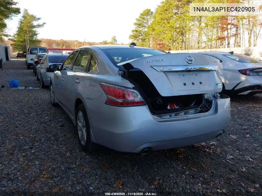 1N4AL3AP1EC420905 2014 Nissan Altima 2.5 Sv