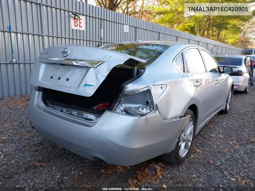 1N4AL3AP1EC420905 2014 Nissan Altima 2.5 Sv