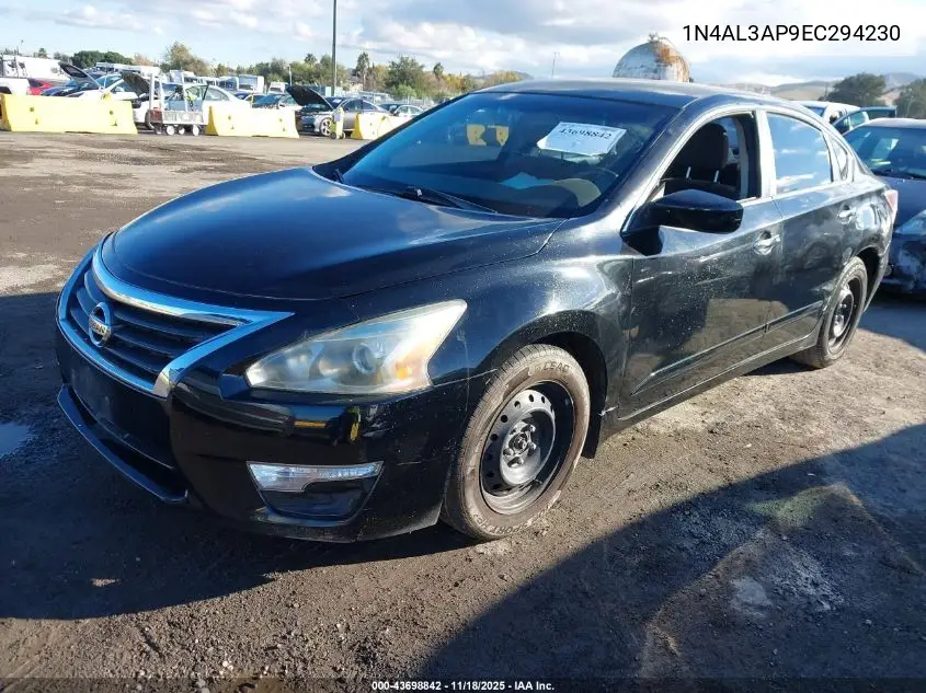 1N4AL3AP9EC294230 2014 Nissan Altima 2.5 Sv