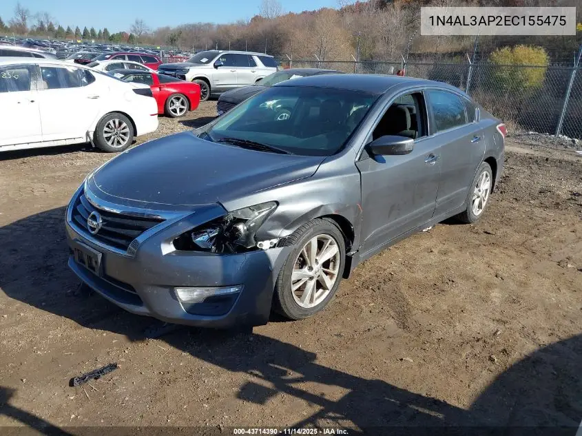 1N4AL3AP2EC155475 2014 Nissan Altima 2.5 Sv