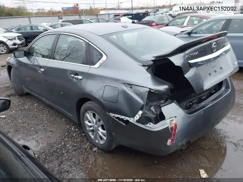 1N4AL3APXEC152002 2014 Nissan Altima 2.5 S