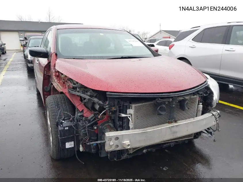 1N4AL3AP1EN244006 2014 Nissan Altima 2.5 S