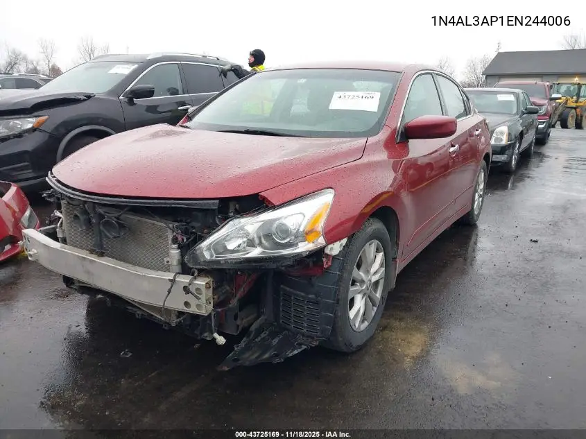1N4AL3AP1EN244006 2014 Nissan Altima 2.5 S