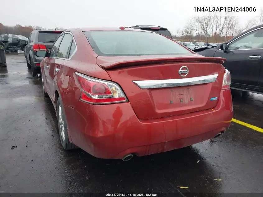 1N4AL3AP1EN244006 2014 Nissan Altima 2.5 S