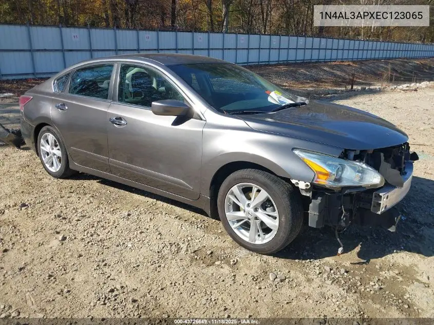 1N4AL3APXEC123065 2014 Nissan Altima 2.5 Sv