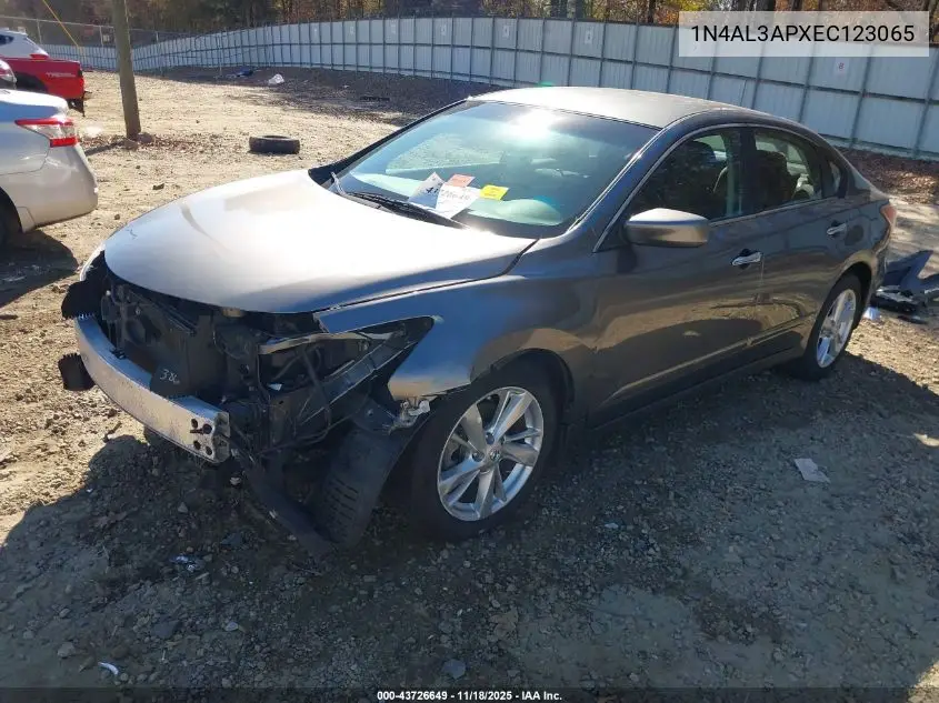 1N4AL3APXEC123065 2014 Nissan Altima 2.5 Sv