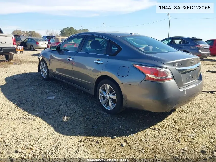 1N4AL3APXEC123065 2014 Nissan Altima 2.5 Sv