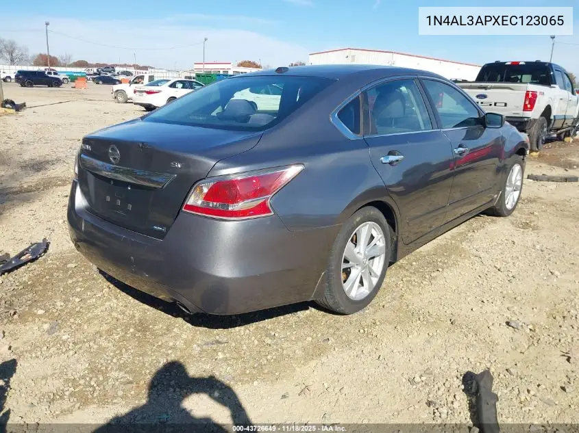 1N4AL3APXEC123065 2014 Nissan Altima 2.5 Sv