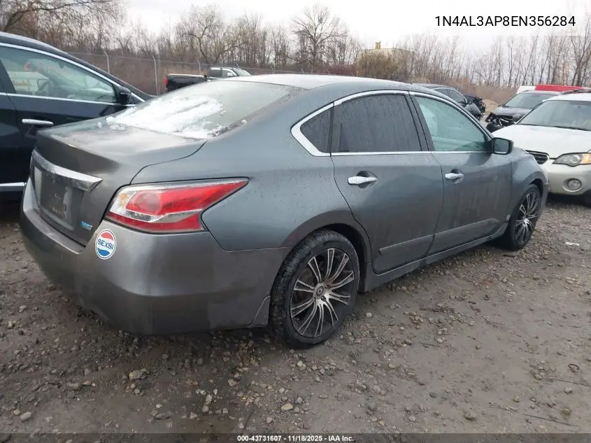1N4AL3AP8EN356284 2014 Nissan Altima 2.5 S