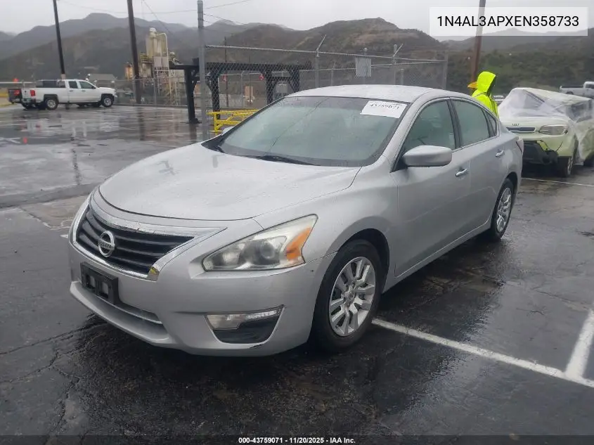 1N4AL3APXEN358733 2014 Nissan Altima 2.5/2.5 S/2.5 Sl/2.5 Sv
