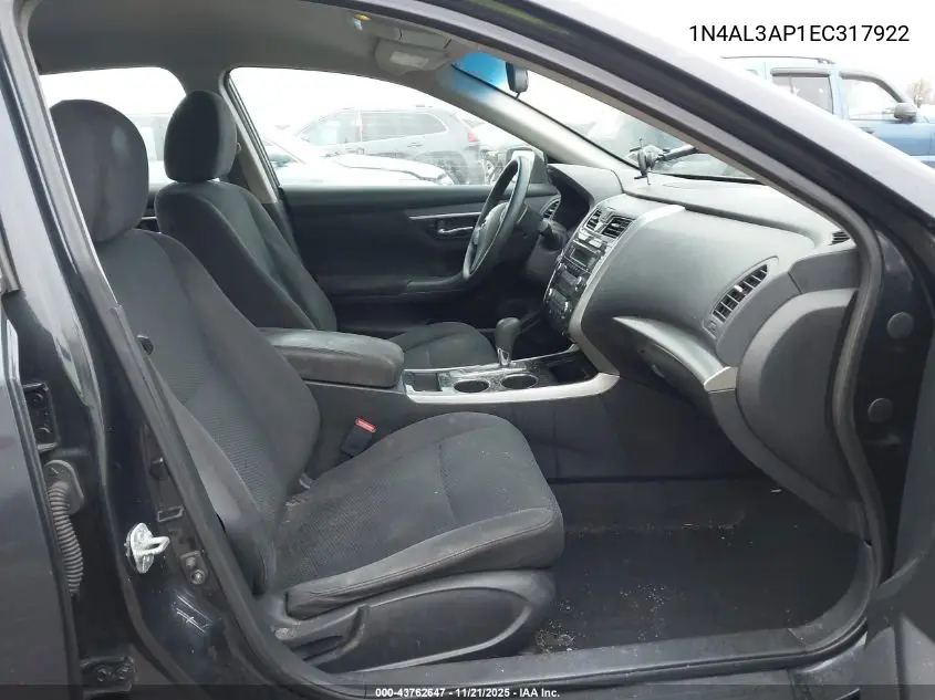 1N4AL3AP1EC317922 2014 Nissan Altima 2.5 S