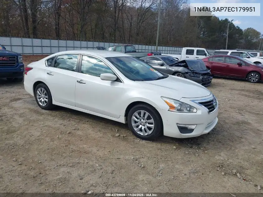 1N4AL3AP7EC179951 2014 Nissan Altima 2.5 S
