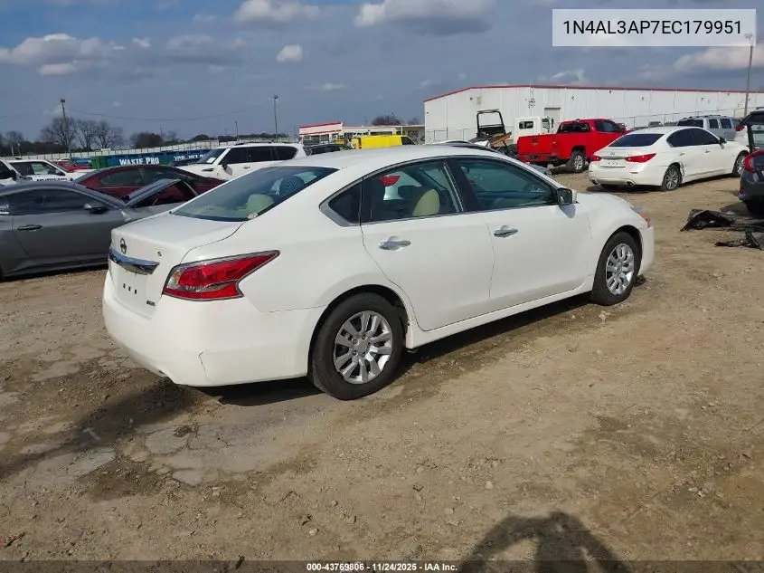 1N4AL3AP7EC179951 2014 Nissan Altima 2.5 S