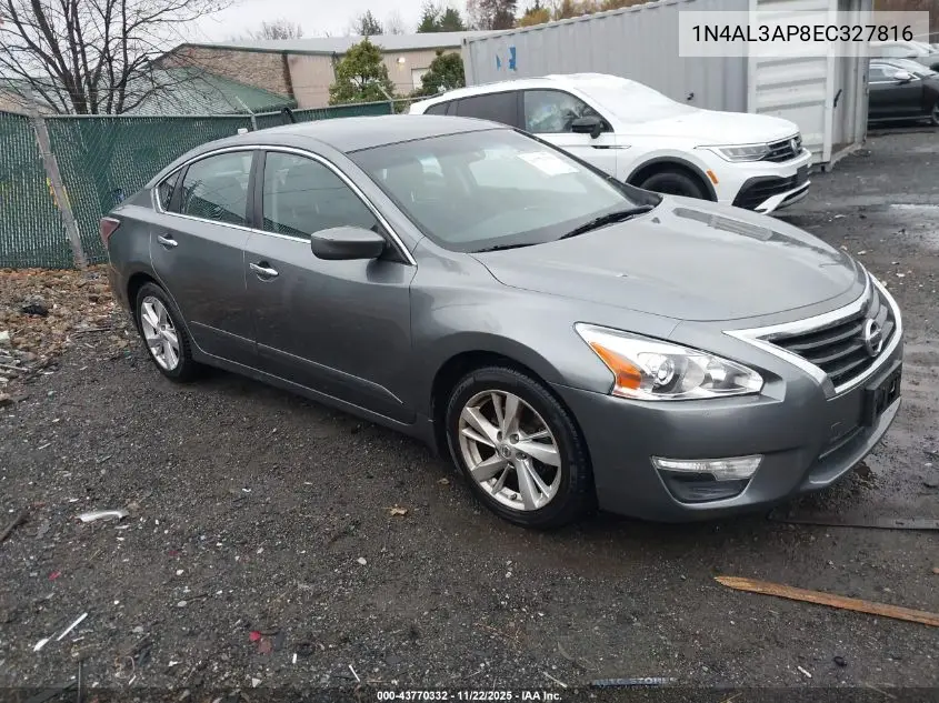 1N4AL3AP8EC327816 2014 Nissan Altima 2.5 Sv