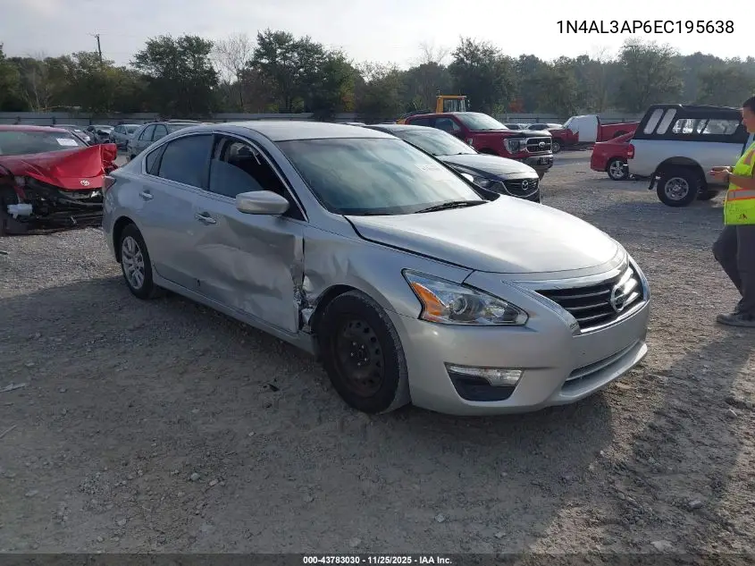 1N4AL3AP6EC195638 2014 Nissan Altima 2.5 S