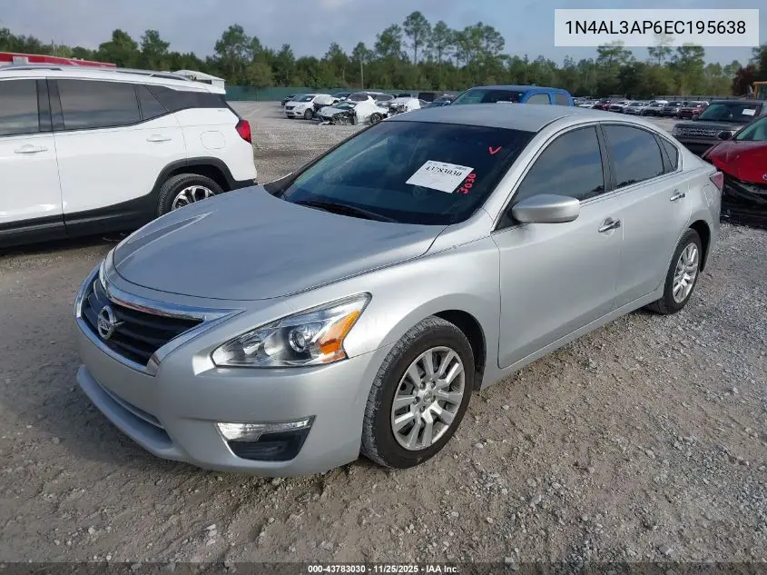 1N4AL3AP6EC195638 2014 Nissan Altima 2.5 S