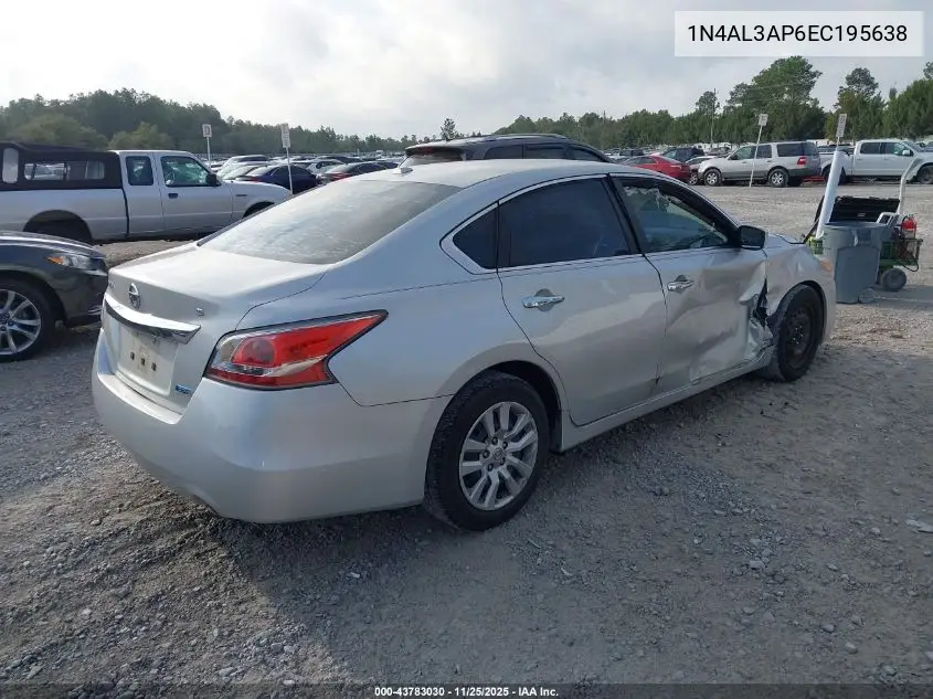 1N4AL3AP6EC195638 2014 Nissan Altima 2.5 S