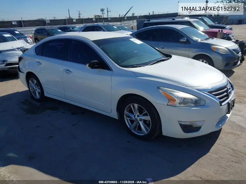 1N4AL3APXEC152792 2014 Nissan Altima 2.5 S