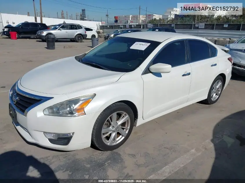 1N4AL3APXEC152792 2014 Nissan Altima 2.5 S