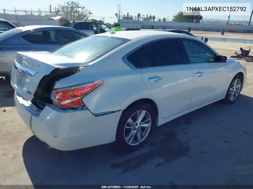 1N4AL3APXEC152792 2014 Nissan Altima 2.5 S