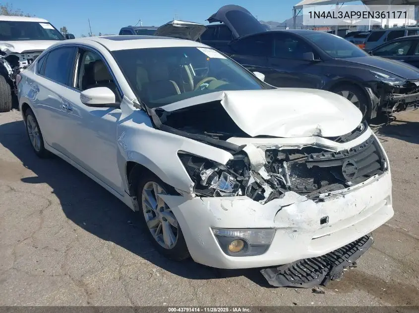1N4AL3AP9EN361171 2014 Nissan Altima 2.5 Sl