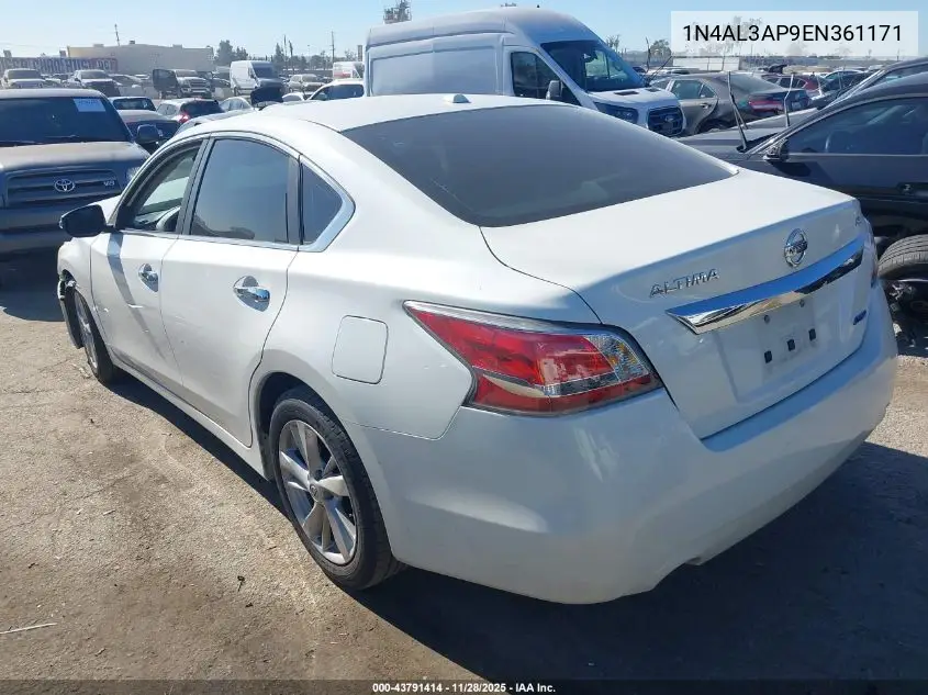 1N4AL3AP9EN361171 2014 Nissan Altima 2.5 Sl