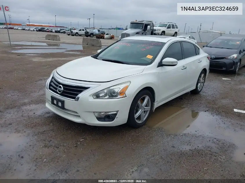 1N4AL3AP3EC324659 2014 Nissan Altima 2.5 Sv