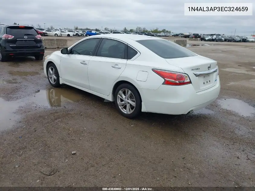 1N4AL3AP3EC324659 2014 Nissan Altima 2.5 Sv