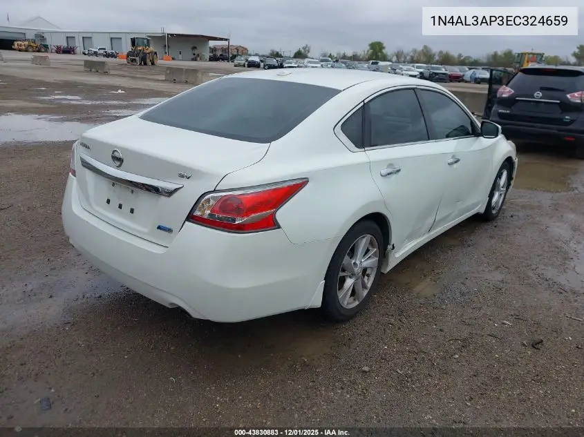 1N4AL3AP3EC324659 2014 Nissan Altima 2.5 Sv