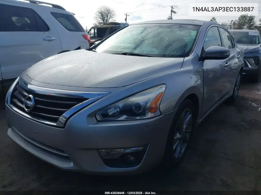1N4AL3AP3EC133887 2014 Nissan Altima 2.5 Sv