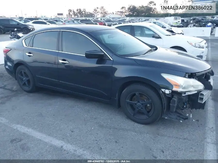 1N4AL3AP7EN386022 2014 Nissan Altima 2.5 S