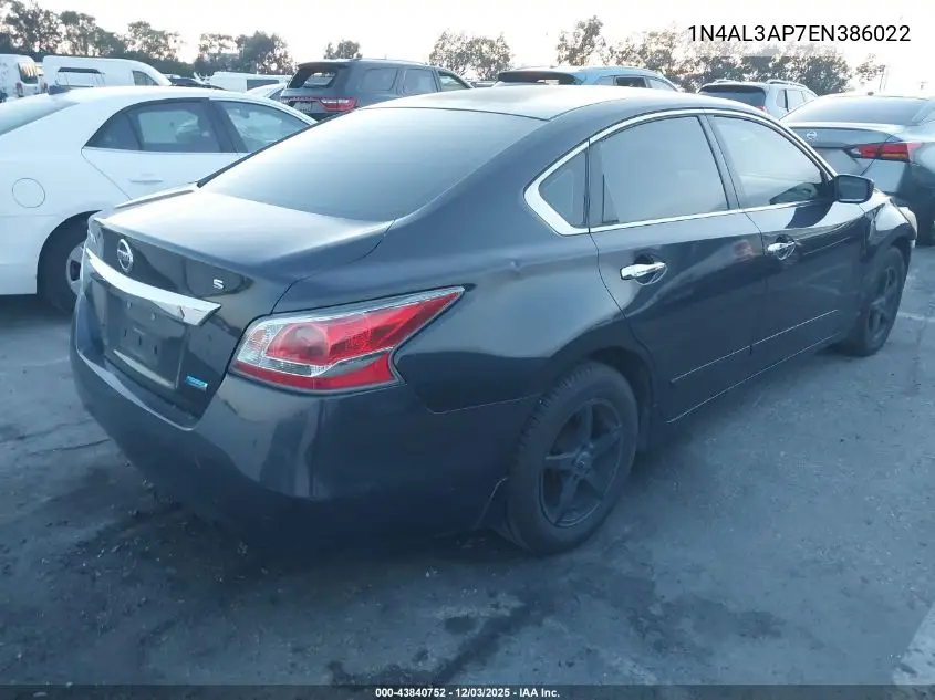 1N4AL3AP7EN386022 2014 Nissan Altima 2.5 S