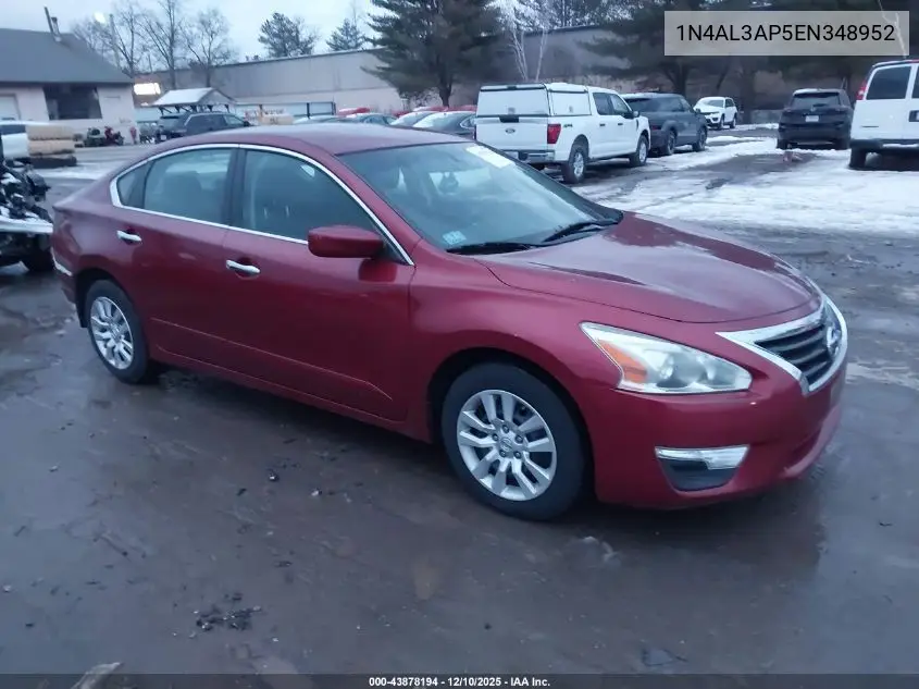 1N4AL3AP5EN348952 2014 Nissan Altima 2.5 S