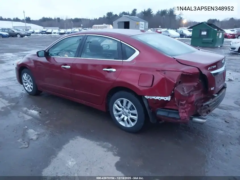 1N4AL3AP5EN348952 2014 Nissan Altima 2.5 S