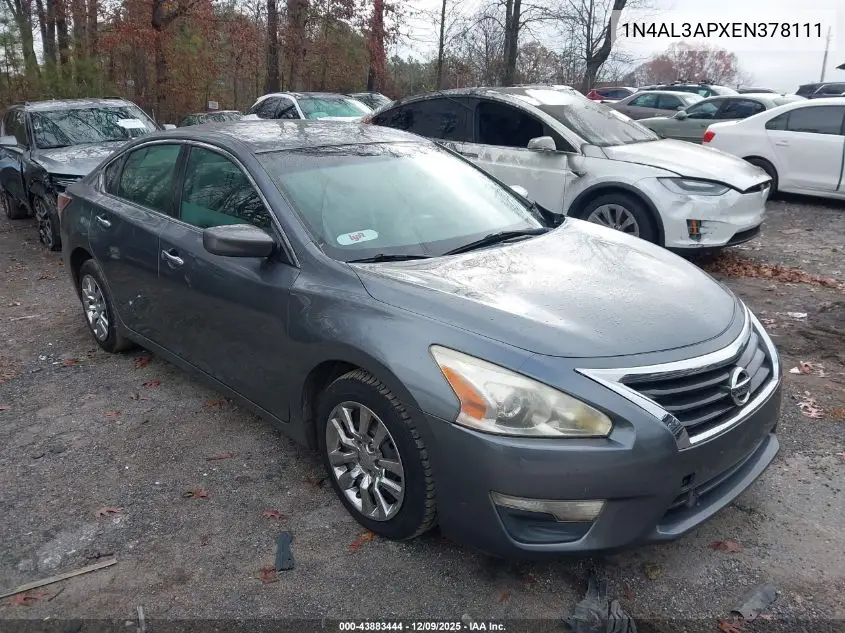 1N4AL3APXEN378111 2014 Nissan Altima 2.5/2.5 S/2.5 Sl/2.5 Sv