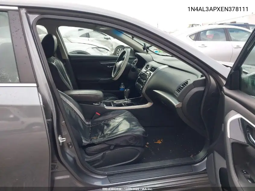 1N4AL3APXEN378111 2014 Nissan Altima 2.5/2.5 S/2.5 Sl/2.5 Sv