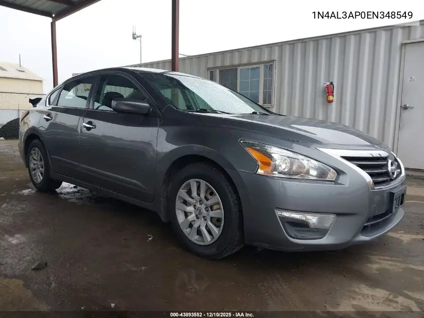 1N4AL3AP0EN348549 2014 Nissan Altima 2.5 S