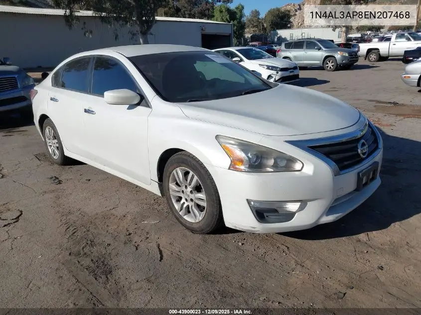 1N4AL3AP8EN207468 2014 Nissan Altima 2.5 S