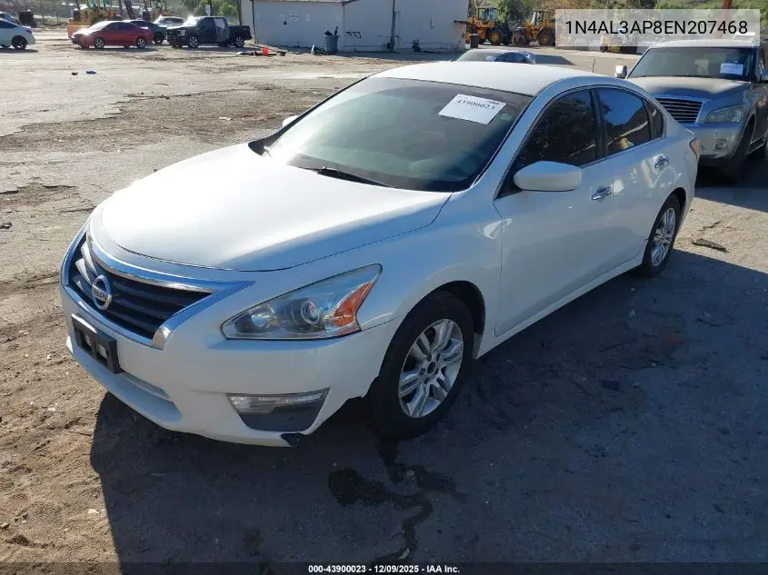 1N4AL3AP8EN207468 2014 Nissan Altima 2.5 S