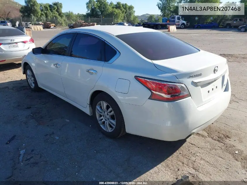 1N4AL3AP8EN207468 2014 Nissan Altima 2.5 S