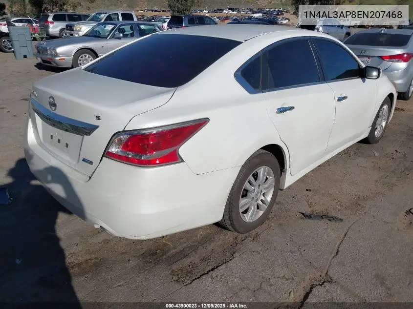 1N4AL3AP8EN207468 2014 Nissan Altima 2.5 S